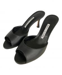 Manolo Blahnik（マノロブラニク）の古着「ミュール」｜ブラック