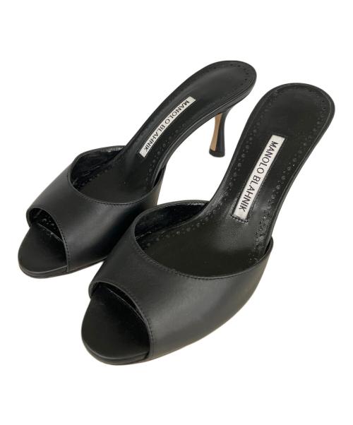 Manolo Blahnik（マノロブラニク）Manolo Blahnik (マノロブラニク) ミュール ブラック サイズ:SIZE36の古着・服飾アイテム