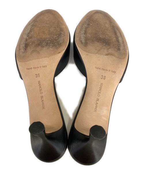 Manolo Blahnik（マノロブラニク）Manolo Blahnik (マノロブラニク) ミュール ブラック サイズ:SIZE36の古着・服飾アイテム