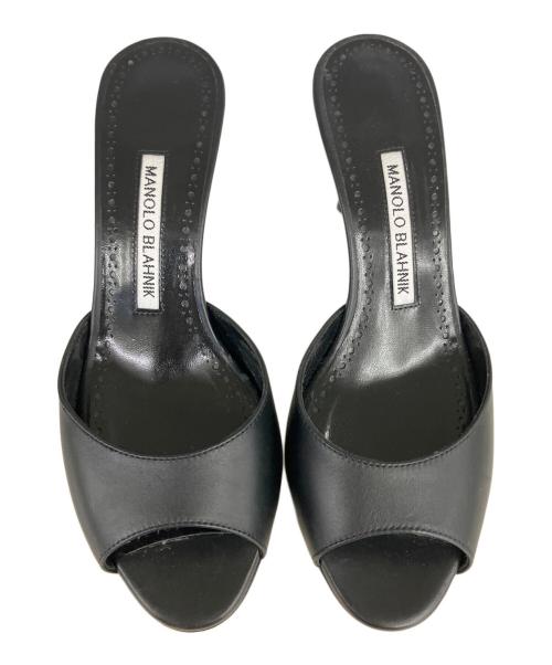 Manolo Blahnik（マノロブラニク）Manolo Blahnik (マノロブラニク) ミュール ブラック サイズ:SIZE36の古着・服飾アイテム