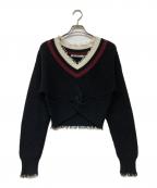 T by ALEXANDER WANGティーバイアレキサンダーワン）の古着「ニット」｜ブラック