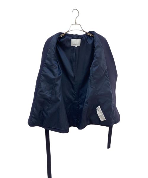 3.1 phillip lim（スリーワンフィリップリム）3.1 phillip lim (スリーワンフィリップリム) ヘビーキャディラップブレザー ネイビー サイズ:2の古着・服飾アイテム