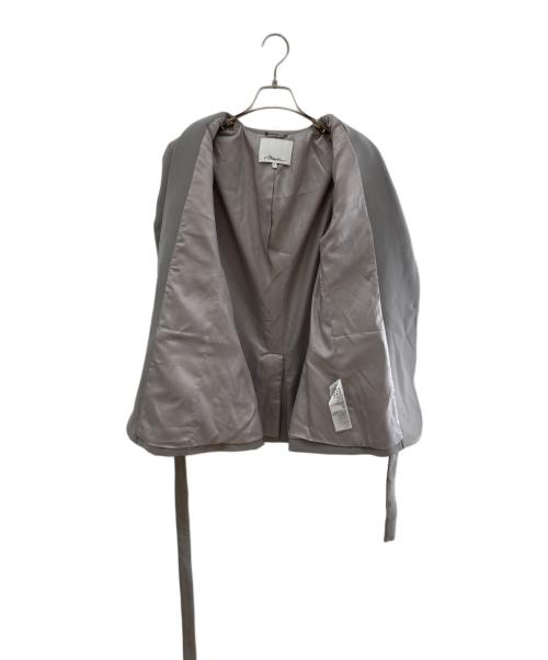 3.1 phillip lim（スリーワンフィリップリム）3.1 phillip lim (スリーワンフィリップリム) ヘビーキャディラップブレザー グレー サイズ:2の古着・服飾アイテム