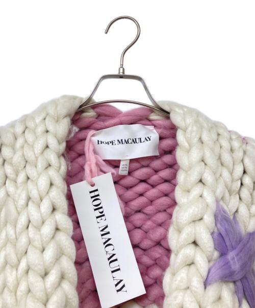 Hope Macaulay（ホープマコーレー）Hope Macaulay (ホープマコーレー) Fiori Colossal Knit Jacket マルチカラー サイズ:M/Lの古着・服飾アイテム