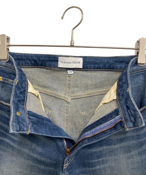 Tu es mon TRESOR（トゥ エ モン トレゾア）Tu es mon TRESOR (トゥ エ モン トレゾア) デニムパンツ ブルー サイズ:29の古着・服飾アイテム