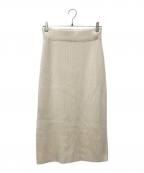 theory luxeセオリーリュクス）の古着「ロングニットスカート」｜オフホワイト