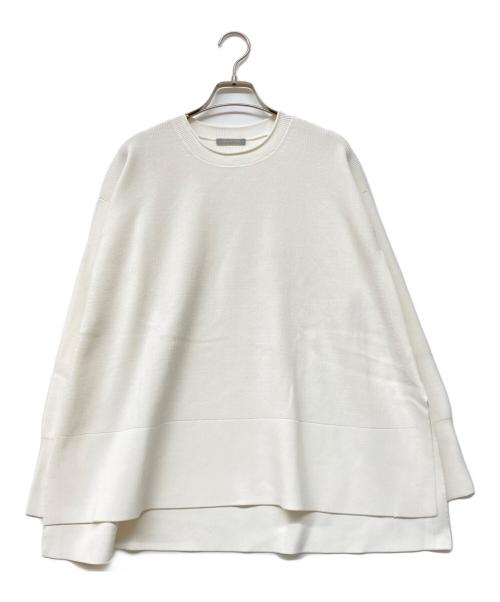 theory luxe（セオリーリュクス）theory luxe (セオリーリュクス) リブニット ホワイト サイズ:38の古着・服飾アイテム