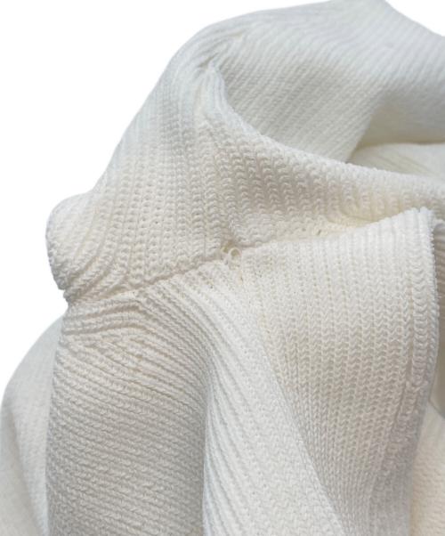 theory luxe（セオリーリュクス）theory luxe (セオリーリュクス) リブニット ホワイト サイズ:38の古着・服飾アイテム