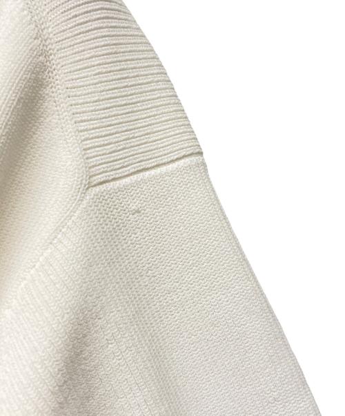 theory luxe（セオリーリュクス）theory luxe (セオリーリュクス) リブニット ホワイト サイズ:38の古着・服飾アイテム