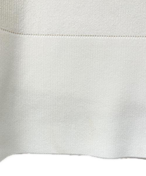 theory luxe（セオリーリュクス）theory luxe (セオリーリュクス) リブニット ホワイト サイズ:38の古着・服飾アイテム