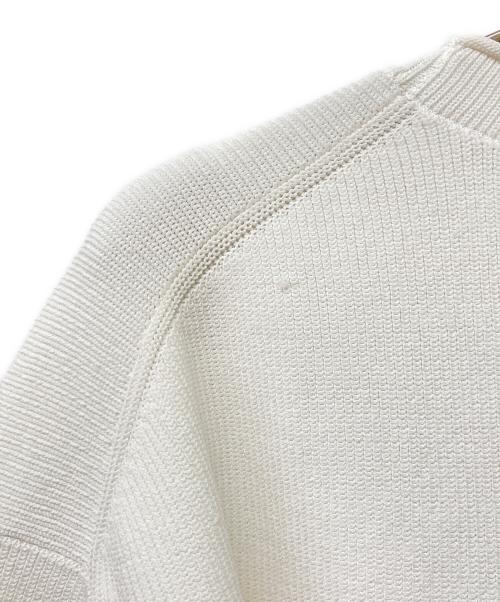 theory luxe（セオリーリュクス）theory luxe (セオリーリュクス) リブニット ホワイト サイズ:38の古着・服飾アイテム