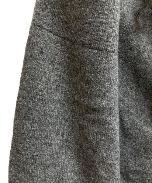 DRAWER（ドゥロワー）DRAWER (ドゥロワー) 12Gウールカシミヤパイルニットスカート グレー サイズ:Freeの古着・服飾アイテム