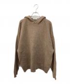 DONGLIドンリー）の古着「リサイクルカシミヤニットパーカー」｜ブラウン