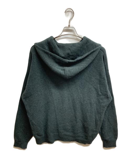 DONGLI（ドンリー）DONGLI (ドンリー) リサイクルカシミヤニットパーカー グリーン サイズ:Freeの古着・服飾アイテム