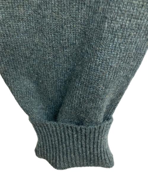 DONGLI（ドンリー）DONGLI (ドンリー) リサイクルカシミヤニットパーカー グリーン サイズ:Freeの古着・服飾アイテム