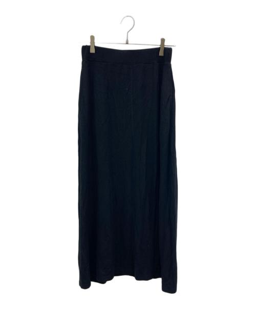 THREE DOTS（スリードッツ）THREE DOTS (スリードッツ) ニットスカート ブラック サイズ:Mの古着・服飾アイテム