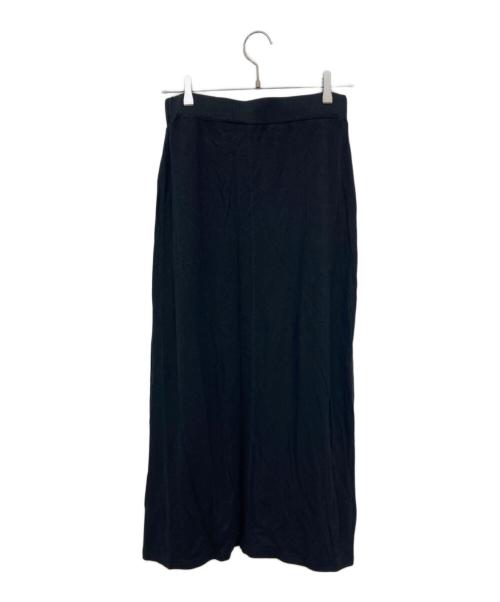 THREE DOTS（スリードッツ）THREE DOTS (スリードッツ) ニットスカート ブラック サイズ:Mの古着・服飾アイテム