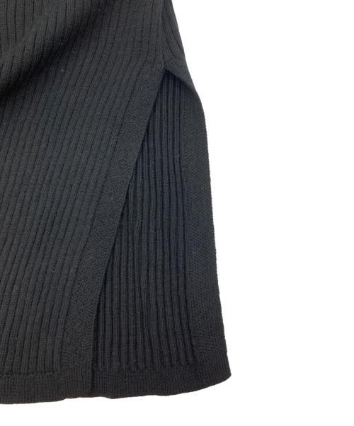 THREE DOTS（スリードッツ）THREE DOTS (スリードッツ) ニットスカート ブラック サイズ:Mの古着・服飾アイテム