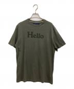 MADISON BLUEマディソンブルー）の古着「HELLO CREW NECK TEE」｜グレー