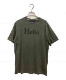MADISON BLUE（マディソンブルー）の古着「HELLO CREW NECK TEE」｜グレー