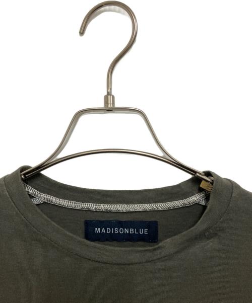 MADISON BLUE（マディソンブルー）MADISON BLUE (マディソンブルー) HELLO CREW NECK TEE グレー サイズ:3の古着・服飾アイテム