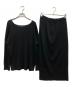 DEUXIEME CLASSE (ドゥーズィエム クラス) tranquil knit セットアップ ブラック サイズ:TOP:F/SK:38：12000円