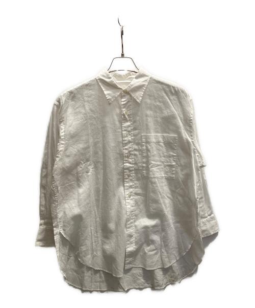 Spick and Span（スピック＆スパン）Spick and Span (スピック＆スパン) コットンリネンルーズシャツ ホワイト サイズ:フリーの古着・服飾アイテム