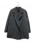 theory（セオリー）の古着「ウールカシミヤラップコート」｜チャコールメランジ