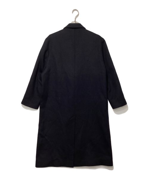 SECOND/LAYER（セカンドレイヤー）SECOND/LAYER (セカンドレイヤー) ダブルブレストチェスターコート ネイビー サイズ:-の古着・服飾アイテム