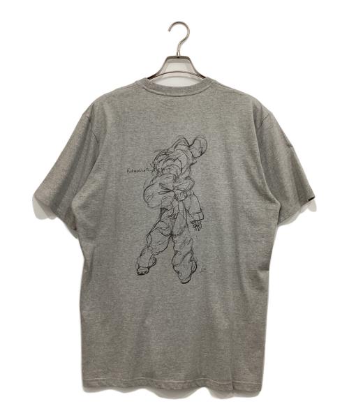 POST ARCHIVE FACTION（ポストアーカイブファクション）POST ARCHIVE FACTION (ポストアーカイブファクション) 6.0 POST HUMAN TEE 03 RIGHT グレー サイズ:SIZE Lの古着・服飾アイテム