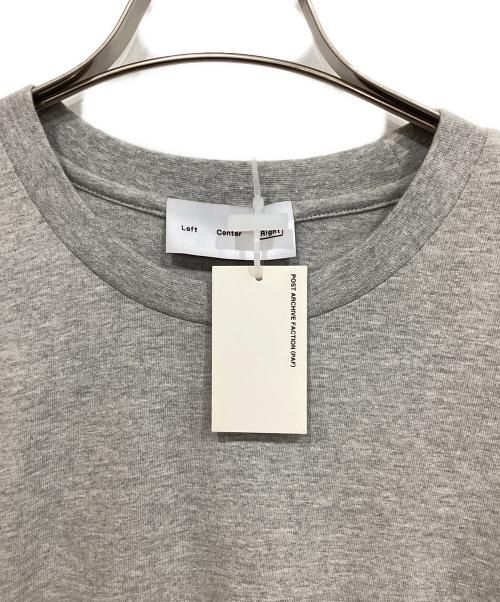 POST ARCHIVE FACTION（ポストアーカイブファクション）POST ARCHIVE FACTION (ポストアーカイブファクション) 6.0 POST HUMAN TEE 03 RIGHT グレー サイズ:SIZE Lの古着・服飾アイテム