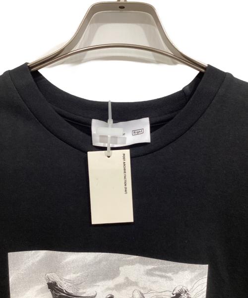 POST ARCHIVE FACTION（ポストアーカイブファクション）POST ARCHIVE FACTION (ポストアーカイブファクション) 6.0 POST HUMAN TEE 01 RIGHT ブラック サイズ:SIZE S 未使用品の古着・服飾アイテム