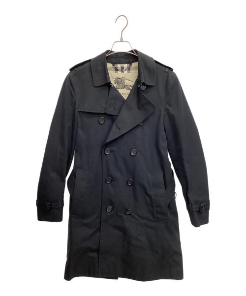 BURBERRY（バーバリー）BURBERRY (バーバリー) サンドリンガムトレンチコート ブラック サイズ:46の古着・服飾アイテム
