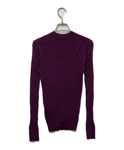 VERMEIL par iena（ヴェルメイユ パー イエナ）VERMEIL par iena (ヴェルメイユ パー イエナ) ONTARIOVネックプルオーバー パープル サイズ:ーの古着・服飾アイテム