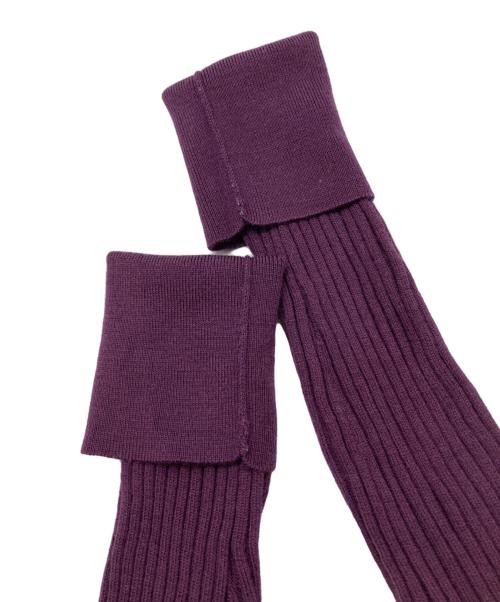 VERMEIL par iena（ヴェルメイユ パー イエナ）VERMEIL par iena (ヴェルメイユ パー イエナ) ONTARIOVネックプルオーバー パープル サイズ:ーの古着・服飾アイテム