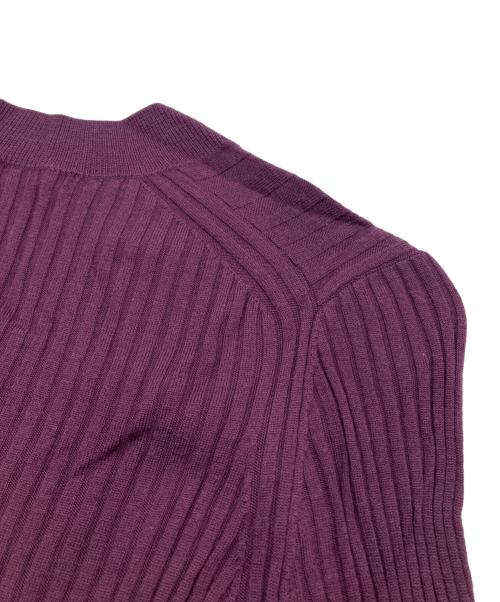 VERMEIL par iena（ヴェルメイユ パー イエナ）VERMEIL par iena (ヴェルメイユ パー イエナ) ONTARIOVネックプルオーバー パープル サイズ:ーの古着・服飾アイテム