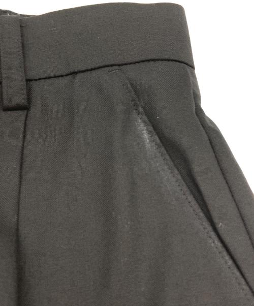 cornier（コルニエ）Cornier (コルニエ) ウールスラックス ブラック サイズ:Sの古着・服飾アイテム
