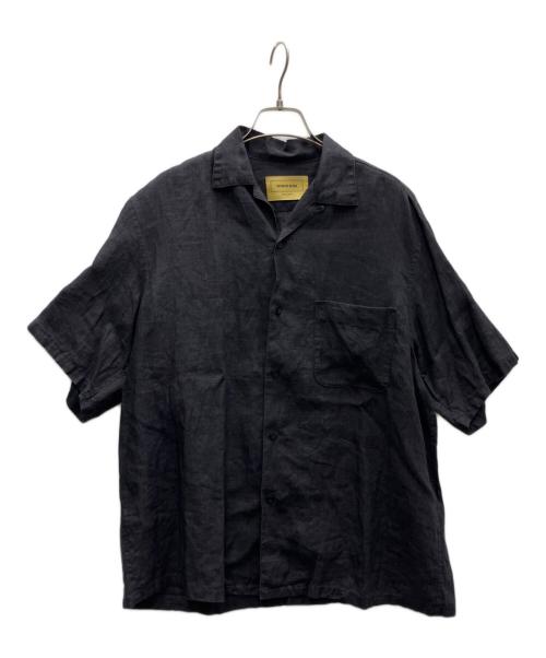 seven by seven（セブンバイセブン）SEVEN BY SEVEN (セブンバイセブン) OPEN COLLAR SHIRTS S/S ネイビー サイズ:XSの古着・服飾アイテム