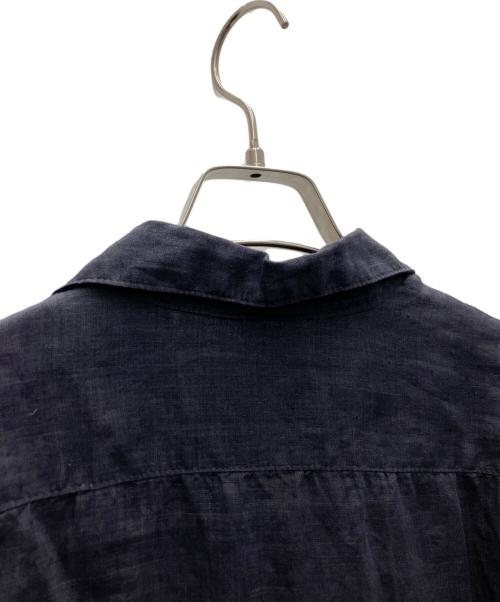 seven by seven（セブンバイセブン）SEVEN BY SEVEN (セブンバイセブン) OPEN COLLAR SHIRTS S/S ネイビー サイズ:XSの古着・服飾アイテム