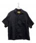 SEVEN BY SEVEN（セブンバイセブン）の古着「OPEN COLLAR SHIRTS S/S」｜ネイビー