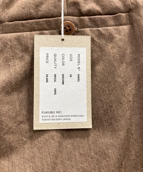 YAECA（ヤエカ）YAECA (ヤエカ) クリースド チノパンツ ブラウン サイズ:71の古着・服飾アイテム