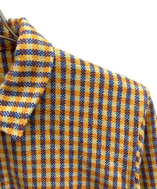 Dhal（ダル）Dhal (ダル) Silk Check Drizzler マルチカラー サイズ:Ｓの古着・服飾アイテム