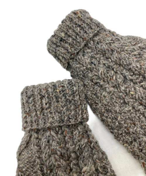 Athena Designs（アテナデザインズ）Athena Designs (アテナデザインズ) アランニットカーディガン グレー サイズ:-の古着・服飾アイテム