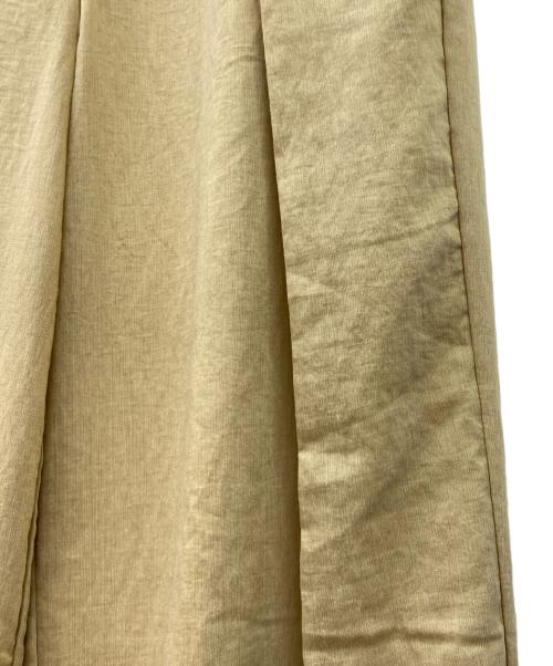 TODAYFUL（トゥデイフル）TODAYFUL (トゥデイフル) LINEN TUCK TROUSERS ベージュ サイズ:36の古着・服飾アイテム