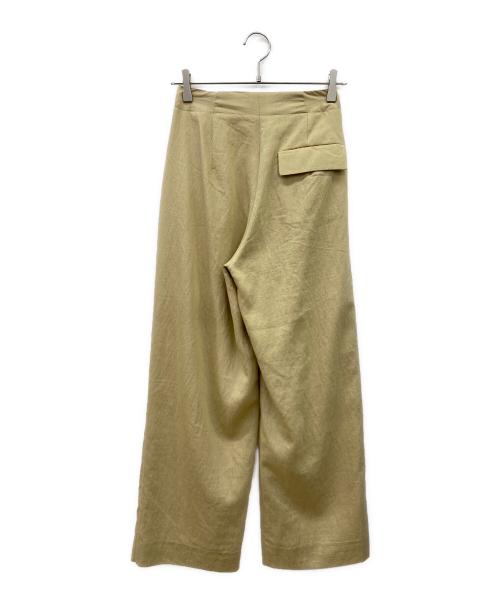TODAYFUL（トゥデイフル）TODAYFUL (トゥデイフル) LINEN TUCK TROUSERS ベージュ サイズ:36の古着・服飾アイテム