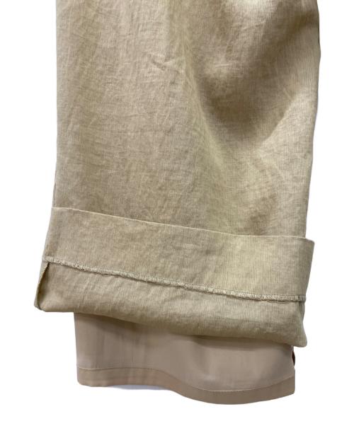 TODAYFUL（トゥデイフル）TODAYFUL (トゥデイフル) LINEN TUCK TROUSERS ベージュ サイズ:36の古着・服飾アイテム