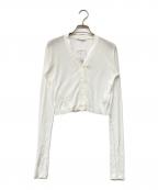 R’IAM PLAGEリアム プラージュ）の古着「23SS シアーショートカーディガン」｜ホワイト