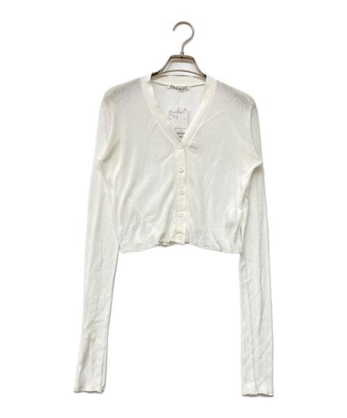 R’IAM PLAGE（リアム プラージュ）R’IAM PLAGE (リアム プラージュ) 23SS シアーショートカーディガン ホワイト サイズ:Free 未使用品の古着・服飾アイテム