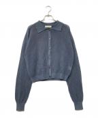 Shinzoneシンゾーン）の古着「OPEN WORK KNIT CARDIGAN」｜グレー