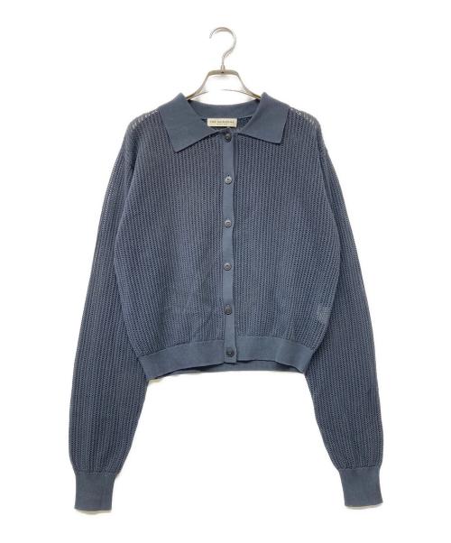 Shinzone（シンゾーン）Shinzone (シンゾーン) OPEN WORK KNIT CARDIGAN グレー サイズ:FREEの古着・服飾アイテム